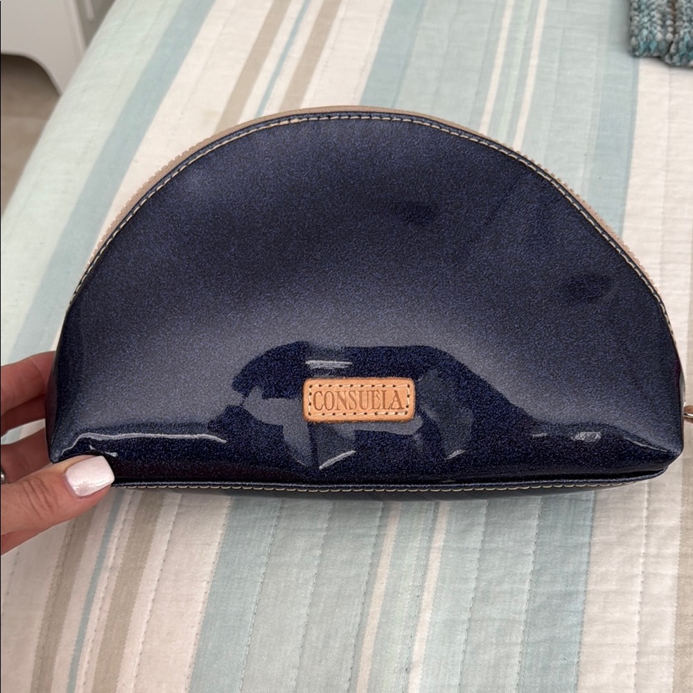 Consuela Navy Blue makeup bag NEW